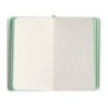 Cuaderno con gomilla antartik notes tapa blanda a6 hojas lisas gris y turquesa 100 hojas 80 gr fsc