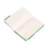 Cuaderno con gomilla antartik notes tapa blanda a6 hojas lisas gris y turquesa 100 hojas 80 gr fsc