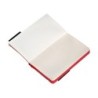 Cuaderno con gomilla antartik notes tapa blanda a6 cuadricula negro y rojo 100 hojas 80 gr fsc