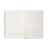 Cuaderno con gomilla antartik notes tapa blanda a5 hojas rayas negro y rojo 80 hojas 80 gr fsc