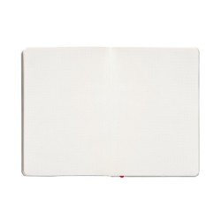 Cuaderno con gomilla antartik notes tapa blanda a5 hojas puntos negro y rojo 80 hojas 80 gr fsc