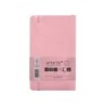 Cuaderno con gomilla antartik notes tapa blanda a6 rayas rosa pastel 100 hojas 80 gr fsc