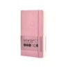Cuaderno con gomilla antartik notes tapa blanda a6 rayas rosa pastel 100 hojas 80 gr fsc