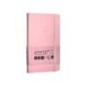 Cuaderno con gomilla antartik notes tapa blanda a6 rayas rosa pastel 100 hojas 80 gr fsc