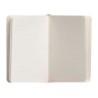 Cuaderno con gomilla antartik notes tapa blanda a6 rayas rosa pastel 100 hojas 80 gr fsc