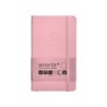 Cuaderno con gomilla antartik notes tapa blanda a6 hojas lisas rosa pastel 100 hojas 80 gr fsc