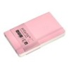 Cuaderno con gomilla antartik notes tapa blanda a6 hojas lisas rosa pastel 100 hojas 80 gr fsc