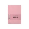 Cuaderno con gomilla antartik notes tapa blanda a5 hojas rayas rosa pastel 80 hojas 80 gr fsc