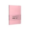 Cuaderno con gomilla antartik notes tapa blanda a5 hojas puntos rosa pastel 80 hojas 80 gr fsc