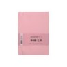 Cuaderno con gomilla antartik notes tapa blanda a5 hojas lisas rosa pastel 80 hojas 80 gr fsc