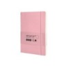 Cuaderno con gomilla antartik notes tapa blanda a5 hojas lisas rosa pastel 80 hojas 80 gr fsc