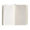 Cuaderno con gomilla antartik notes tapa blanda a6 cuadricula azul claro 100 hojas 80 gr fsc