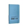 Cuaderno con gomilla antartik notes tapa blanda a6 rayas azul claro 100 hojas 80 gr fsc