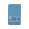 Cuaderno con gomilla antartik notes tapa blanda a6 hojas lisas azul claro 100 hojas 80 gr fsc