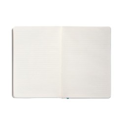 Cuaderno con gomilla antartik notes tapa blanda a5 hojas rayas azul claro 80 hojas 80 gr fsc