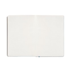 Cuaderno con gomilla antartik notes tapa blanda a5 hojas puntos azul claro 80 hojas 80 gr fsc