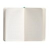 Cuaderno con gomilla antartik notes tapa blanda a6 cuadricula turquesa 100 hojas 80 gr fsc