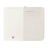 Cuaderno con gomilla antartik notes tapa blanda a6 rayas turquesa 100 hojas 80 gr fsc