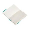 Cuaderno con gomilla antartik notes tapa blanda a6 rayas turquesa 100 hojas 80 gr fsc
