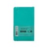 Cuaderno con gomilla antartik notes tapa blanda a6 hojas lisas turquesa 100 hojas 80 gr fsc