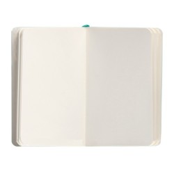 Cuaderno con gomilla antartik notes tapa blanda a6 hojas lisas turquesa 100 hojas 80 gr fsc