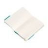 Cuaderno con gomilla antartik notes tapa blanda a6 hojas lisas turquesa 100 hojas 80 gr fsc