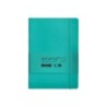 Cuaderno con gomilla antartik notes tapa blanda a5 hojas rayas turquesa 80 hojas 80 gr fsc