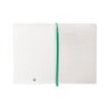 Cuaderno con gomilla antartik notes tapa blanda a5 hojas puntos turquesa 80 hojas 80 gr fsc