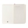 Cuaderno con gomilla antartik notes tapa blanda a6 rayas burdeos 100 hojas 80 gr fsc