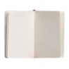Cuaderno con gomilla antartik notes tapa blanda a6 rayas burdeos 100 hojas 80 gr fsc