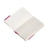 Cuaderno con gomilla antartik notes tapa blanda a6 rayas burdeos 100 hojas 80 gr fsc