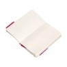 Cuaderno con gomilla antartik notes tapa blanda a6 hojas lisas burdeos 100 hojas 80 gr fsc