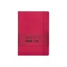 Cuaderno con gomilla antartik notes tapa blanda a5 hojas cuadricula burdeos 80 hojas 80 gr fsc