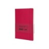 Cuaderno con gomilla antartik notes tapa blanda a5 hojas cuadricula burdeos 80 hojas 80 gr fsc