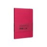 Cuaderno con gomilla antartik notes tapa blanda a5 hojas cuadricula burdeos 80 hojas 80 gr fsc