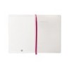 Cuaderno con gomilla antartik notes tapa blanda a5 hojas rayas burdeos 80 hojas 80 gr fsc