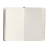 Cuaderno con gomilla antartik notes tapa blanda a6 hojas lisas verde aguamarina 100 hojas 80 gr fsc