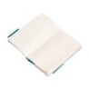 Cuaderno con gomilla antartik notes tapa blanda a6 hojas lisas verde aguamarina 100 hojas 80 gr fsc