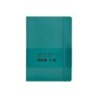 Cuaderno con gomilla antartik notes tapa blanda a5 hojas cuadricula verde aguamarina 80 hojas 80 gr fsc