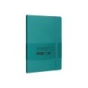 Cuaderno con gomilla antartik notes tapa blanda a5 hojas rayas verde aguamarina 80 hojas 80 gr fsc