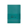 Cuaderno con gomilla antartik notes tapa blanda a5 hojas puntos verde aguamarina 80 hojas 80 gr fsc
