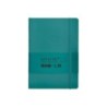 Cuaderno con gomilla antartik notes tapa blanda a5 hojas lisas verde aguamarina 80 hojas 80 gr fsc