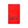 Cuaderno con gomilla antartik notes tapa blanda a6 cuadricula rojo 100 hojas 80 gr fsc