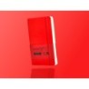 Cuaderno con gomilla antartik notes tapa blanda a6 cuadricula rojo 100 hojas 80 gr fsc