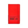 Cuaderno con gomilla antartik notes tapa blanda a6 rayas rojo 100 hojas 80 gr fsc