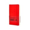 Cuaderno con gomilla antartik notes tapa blanda a6 rayas rojo 100 hojas 80 gr fsc