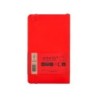 Cuaderno con gomilla antartik notes tapa blanda a6 hojas lisas rojo 100 hojas 80 gr fsc