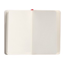 Cuaderno con gomilla antartik notes tapa blanda a6 hojas lisas rojo 100 hojas 80 gr fsc