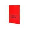 Cuaderno con gomilla antartik notes tapa blanda a5 hojas cuadricula rojo 80 hojas 80 gr fsc