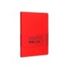 Cuaderno con gomilla antartik notes tapa blanda a5 hojas cuadricula rojo 80 hojas 80 gr fsc